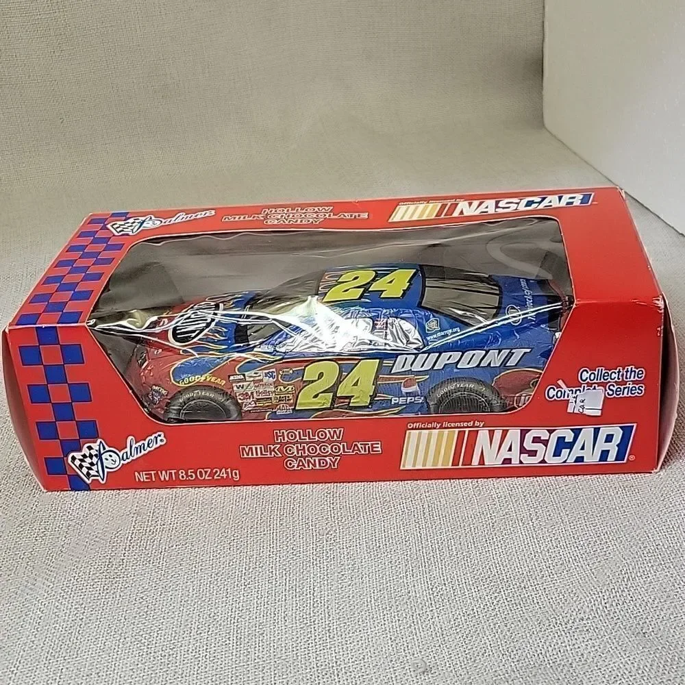 Nascar Jeff Gordon bundle. Candy Car, xmas stocking, tree skirt, hat, mini car.